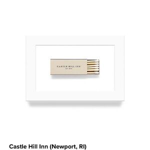 Castle Hill Inn Matchbox Art Charles Ryan Clarke Matchbook